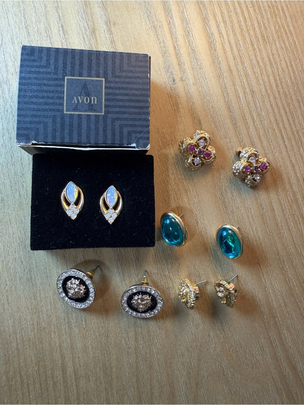 Vintage signed & unsigned earring bundle